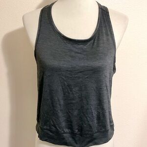 RBX Flex Athletic Cropped Muscle Tank Top Black M